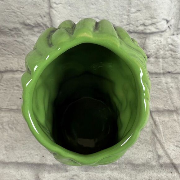 Biggs Tiki Medusa Snakes Tiki Mug Imported Green Lizard Glaze - Picture 6 of 7